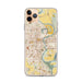 Custom Omaha Nebraska Map Phone Case in Woodblock