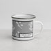Right View Custom Orcas Island Washington Map Enamel Mug in Classic