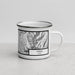 Right View Custom Orem Utah Map Enamel Mug in Classic
