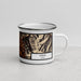 Right View Custom Orem Utah Map Enamel Mug in Ember