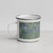 Left View Custom Orfordville Wisconsin Map Enamel Mug in Afternoon