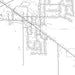 Orfordville Wisconsin Map Print in Classic Style Zoomed In Close Up Showing Details