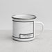 Right View Custom Orfordville Wisconsin Map Enamel Mug in Classic