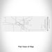 Rendered View of Orfordville Wisconsin Map Engraving on 10oz Stainless Steel Insulated Cup with Sliding Lid in White