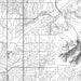 Oro Valley Arizona Map Print in Classic Style Zoomed In Close Up Showing Details