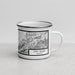 Right View Custom Oro Valley Arizona Map Enamel Mug in Classic