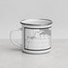 Left View Custom Oshkosh Wisconsin Map Enamel Mug in Classic