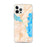 Custom Oshkosh Wisconsin Map iPhone 12 Pro Max Phone Case in Watercolor