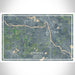 Otsego Minnesota Map Print Landscape Orientation in Afternoon Style With Shaded Background
