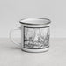 Left View Custom Ouray Colorado Map Enamel Mug in Classic