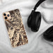 Custom Ouray Colorado Map Phone Case in Ember on Table with Black Headphones