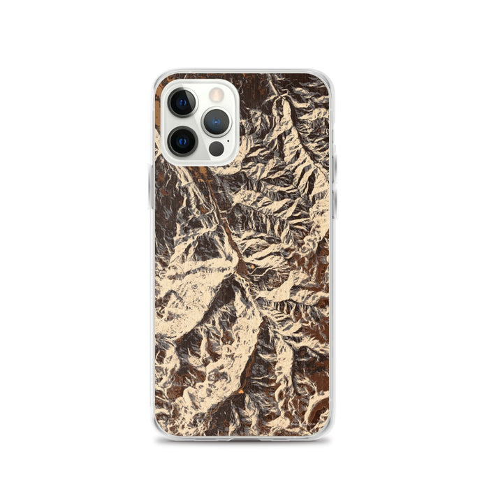 Custom Ouray Colorado Map iPhone 12 Pro Phone Case in Ember