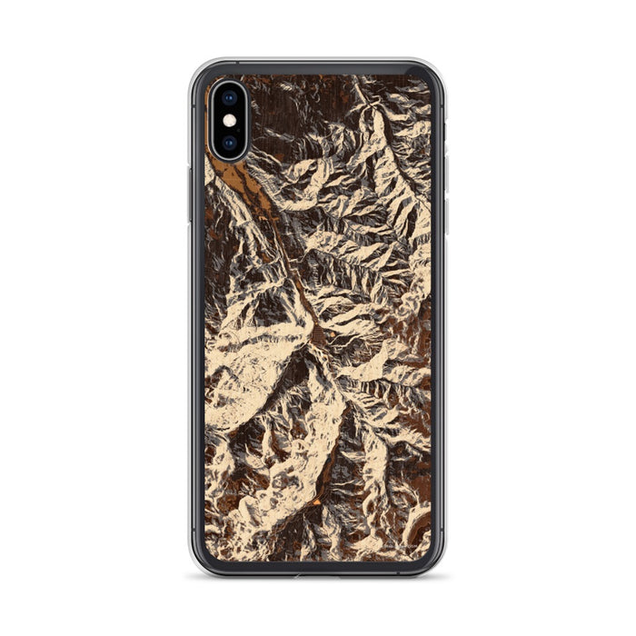 Custom Ouray Colorado Map Phone Case in Ember