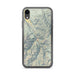 Custom Ouray Colorado Map Phone Case in Woodblock