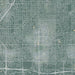 Overland Park Kansas Map Print in Afternoon Style Zoomed In Close Up Showing Details