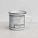 Right View Custom Overland Park Kansas Map Enamel Mug in Classic
