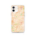 Custom Overland Park Kansas Map iPhone 12 Phone Case in Watercolor