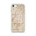 Custom Overland Park Kansas Map iPhone SE Phone Case in Woodblock
