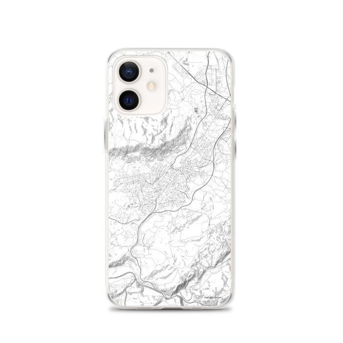 Custom iPhone 12 Oviedo Spain Map Phone Case in Classic
