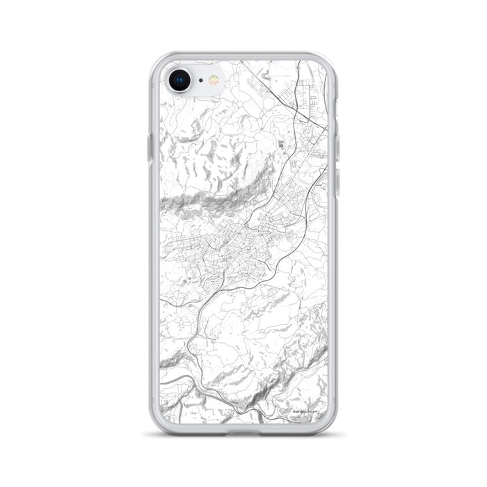 Custom iPhone SE Oviedo Spain Map Phone Case in Classic