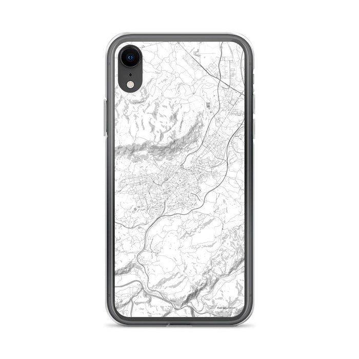 Custom iPhone XR Oviedo Spain Map Phone Case in Classic