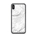 Custom iPhone XS Max Oviedo Spain Map Phone Case in Classic