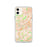 Custom iPhone 11 Oviedo Spain Map Phone Case in Watercolor