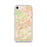Custom iPhone SE Oviedo Spain Map Phone Case in Watercolor