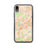 Custom iPhone XR Oviedo Spain Map Phone Case in Watercolor