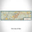 Flat View of Map Custom Oviedo Spain Map Enamel Mug in Woodblock