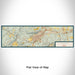Flat View of Map Custom Oviedo Spain Map Enamel Mug in Woodblock