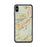 Custom iPhone XS Max Oviedo Spain Map Phone Case in Woodblock