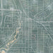 Owatonna Minnesota Map Print in Afternoon Style Zoomed In Close Up Showing Details