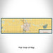 Flat View of Map Custom Owatonna Minnesota Map Enamel Mug in Woodblock