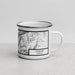 Right View Custom Oxbow Oregon Map Enamel Mug in Classic
