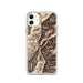 Custom iPhone 11 Oxbow Oregon Map Phone Case in Ember