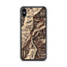 Custom iPhone XS Max Oxbow Oregon Map Phone Case in Ember