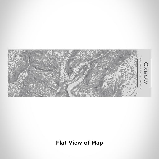 Rendered View of Oxbow Oregon Map Engraving on 10oz Stainless Steel Insulated Cup with Sipping Lid