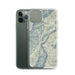 Custom Oxbow Oregon Map Phone Case in Woodblock