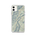 Custom iPhone 11 Oxbow Oregon Map Phone Case in Woodblock
