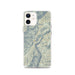 Custom iPhone 12 Oxbow Oregon Map Phone Case in Woodblock
