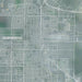 Oxnard California Map Print in Afternoon Style Zoomed In Close Up Showing Details