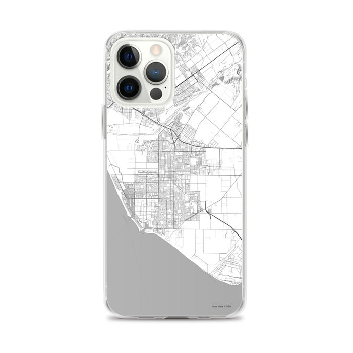 Custom Oxnard California Map iPhone 12 Pro Max Phone Case in Classic