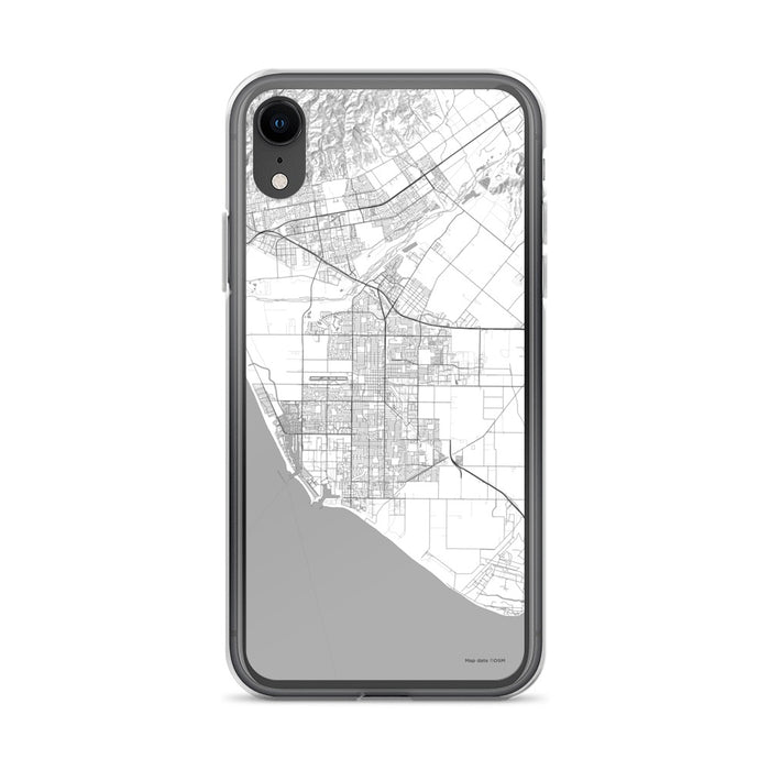 Custom Oxnard California Map Phone Case in Classic