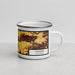 Right View Custom Oxnard California Map Enamel Mug in Ember