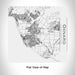 Rendered View of Oxnard California Map Engraving on 17oz Stainless Steel Insulated Tumbler in White