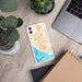 Custom Oxnard California Map Phone Case in Watercolor