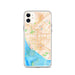 Custom Oxnard California Map Phone Case in Watercolor