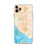 Custom Oxnard California Map Phone Case in Watercolor