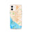Custom Oxnard California Map iPhone 12 Phone Case in Watercolor